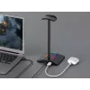 MOZOS D12 soporte para auriculares RGB LED para auriculares over-ear