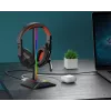 MOZOS D12 soporte para auriculares RGB LED para auriculares over-ear