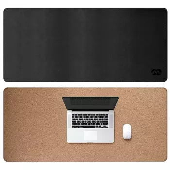 MOZOS LDP1260 alfombrilla de escritorio de piel premium 1200x600 mm negra