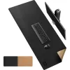 MOZOS LDP1260 alfombrilla de escritorio de piel premium 1200x600 mm negra