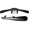 MOZOS WS-BK perchero de coche para reposacabezas, negro/plata, acero inoxidable y ABS, capacidad de carga 20 kg