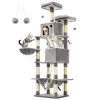 MOZOS Kitty Tree árbol rascador grande para gatos, altura 206 cm