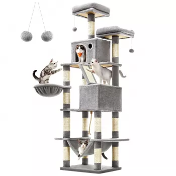 MOZOS Kitty Tree árbol rascador grande para gatos, altura 206 cm