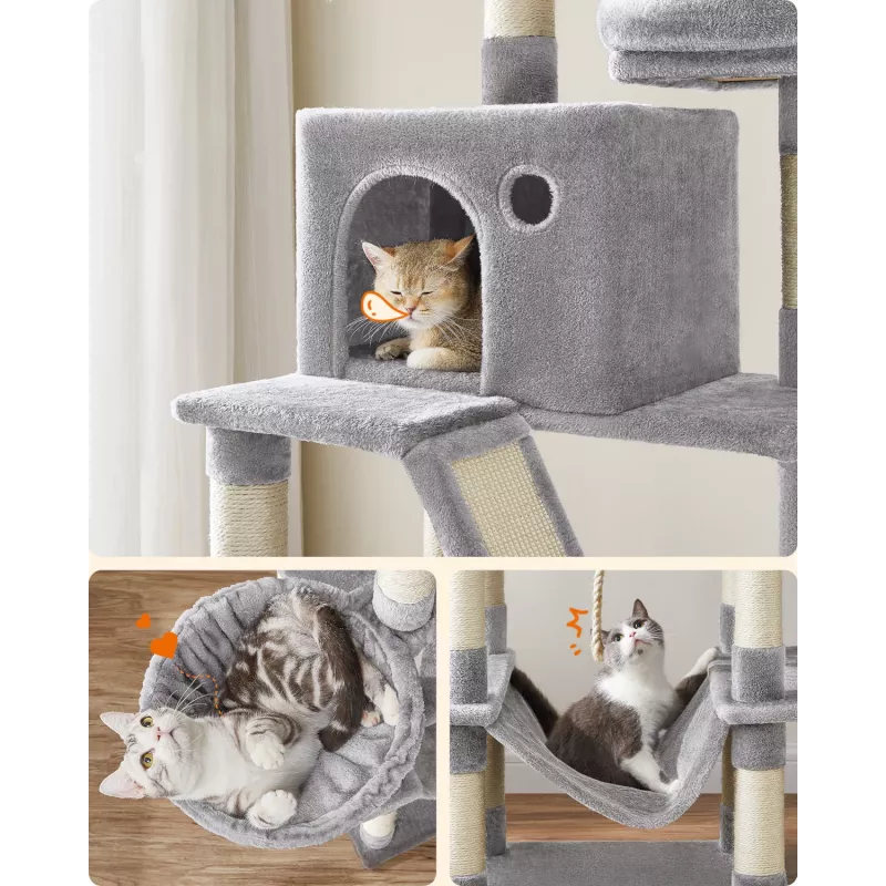 MOZOS Kitty Tree árbol rascador grande para gatos, altura 206 cm