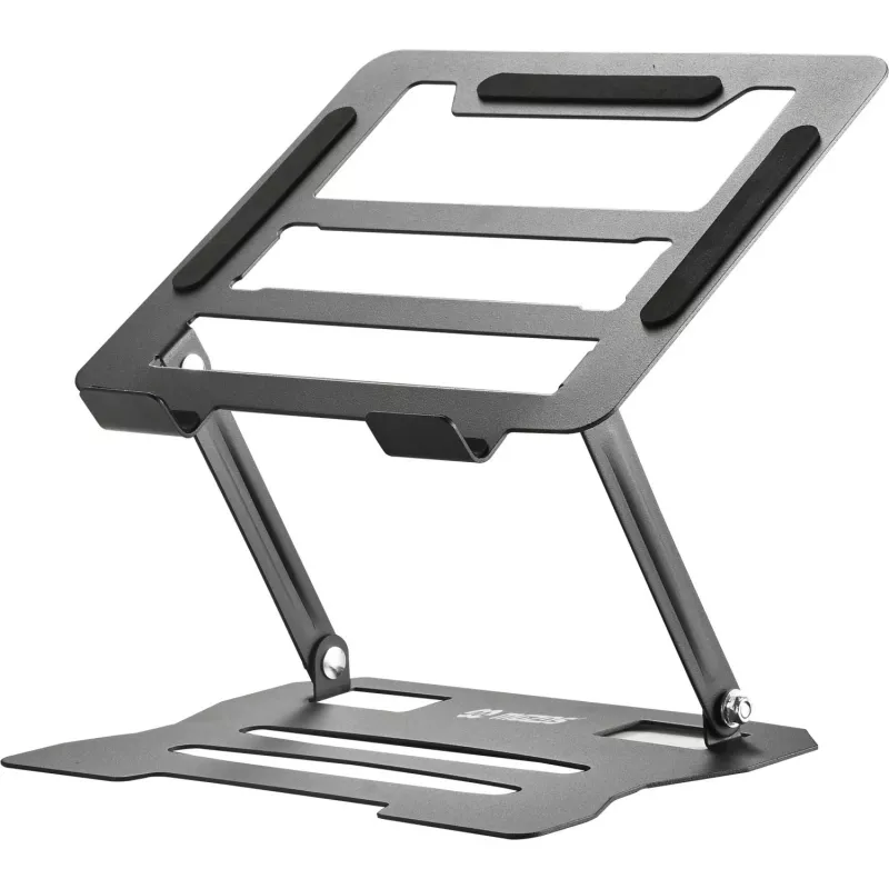 MOZOS N2-BK soporte ergonómico para portátil - negro, altura ajustable, plegable, aluminio