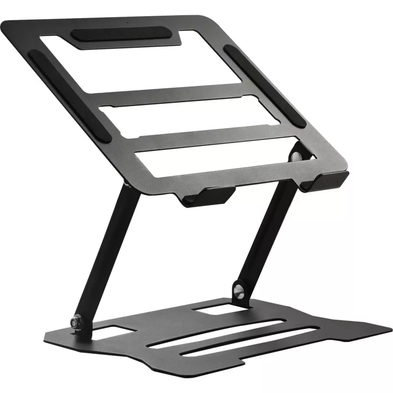 MOZOS N2-BK soporte ergonómico para portátil - negro, altura ajustable, plegable, aluminio