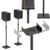 MOZOS MSS6-SET Soporte para monitores de estudio, par, negro