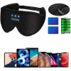 MOZOS LC001-V2 Antifaz para dormir Bluetooth con altavoces estéreo, negro