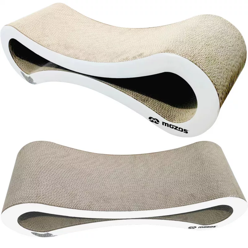 MOZOS KITTY-SPIKE Rascador y cama para gatos, cartón, grande, 86 cm XXL