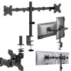 MOZOS MS03 Soporte de sobremesa para doble monitor de 17-34
