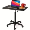 MOZOS SPM4-BK Mesa de portátil móvil con altura ajustable