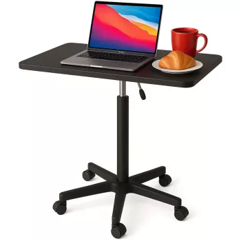 MOZOS SPM4-BK Mesa de portátil móvil con altura ajustable