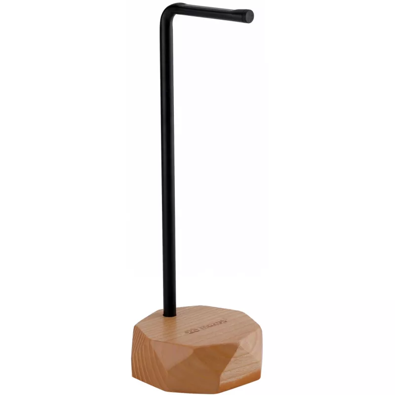 MOZOS HS-PRO-LIGHT Soporte para auriculares de madera, fresno y hierro, 35 cm, marrón claro