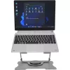 MOZOS N4-SV Soporte ergonómico para portátil plateado