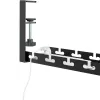 MOZOS UCM-3 Bandeja de gestión de cables bajo el escritorio, negra