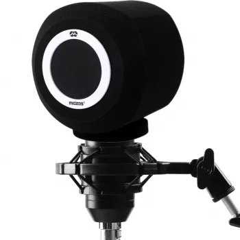 MOZOS PS-4 Filtro antipop esférico de espuma, negro