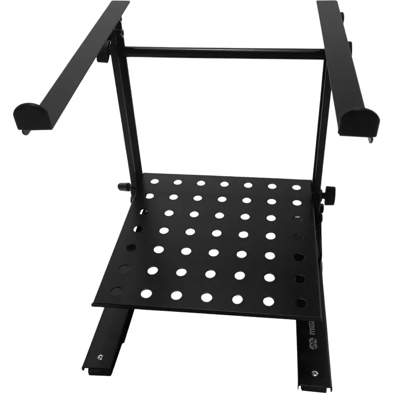 MOZOS LS8 Soporte metálico para portátil y mezclador, negro