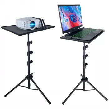 MOZOS PL2 Trípode universal para proyector, portátil y tablet, negro, 70-120 cm, 10 kg