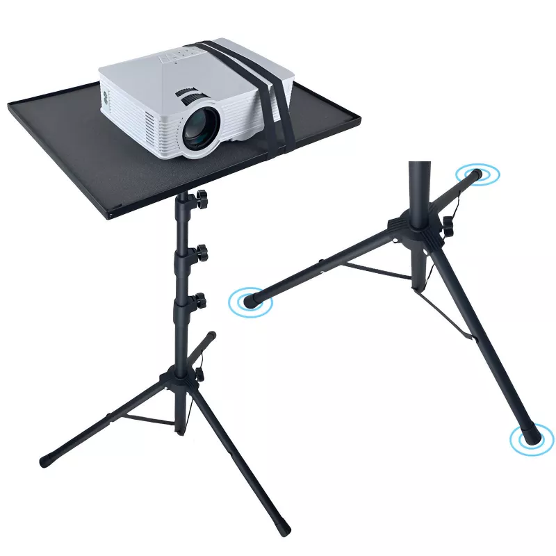 MOZOS PL2 Trípode universal para proyector, portátil y tablet, negro, 70-120 cm, 10 kg