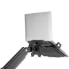 MOZOS LP-BASIC Bandeja para portátil para brazos de monitor, negra, acero, VESA 75x75/100x100 mm, 10