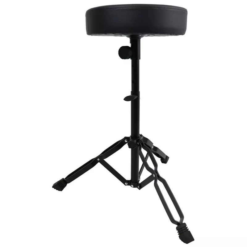 MOZOS PB02 Taburete plegable para batería, negro, asiento de 280 mm, altura 450-550 mm