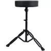 MOZOS PB02 Taburete plegable para batería, negro, asiento de 280 mm, altura 450-550 mm
