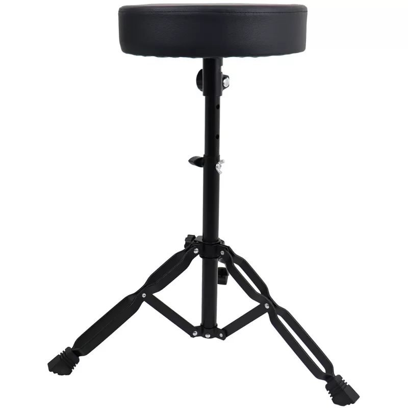 MOZOS PB02 Taburete plegable para batería, negro, asiento de 280 mm, altura 450-550 mm