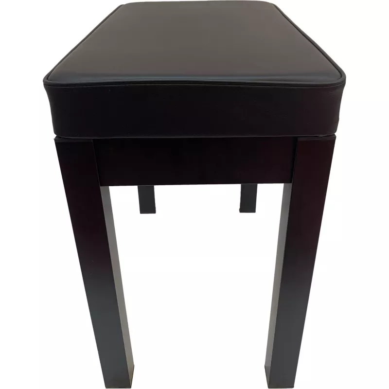 MOZOS PB03 Banqueta de piano - altura ajustable, piel sintética, negra