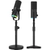 Mozos GM-ONE Micrófono USB XLR RGB LED Negro