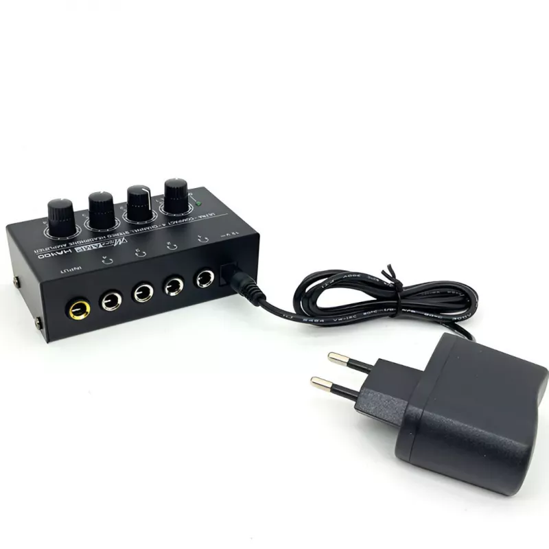 MOZOS HA400 Amplificador de auriculares estéreo de 4 canales