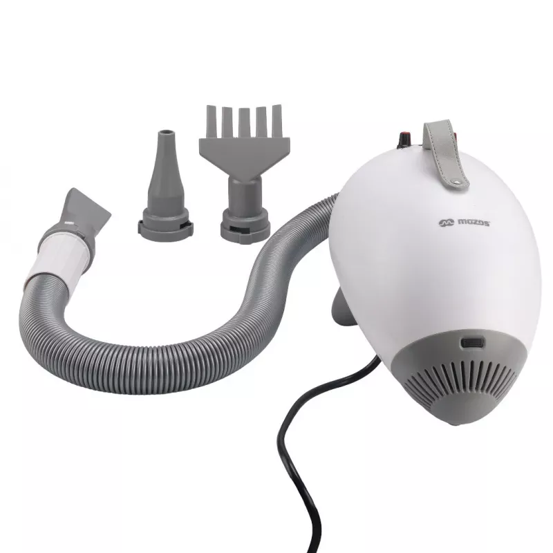 MOZOS XB2-PRO soplador de aire y secador de peluquería para mascotas, 2100 W, gris/blanco