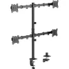 MOZOS MS04 Soporte de sobremesa VESA para 4 monitores de 17-32