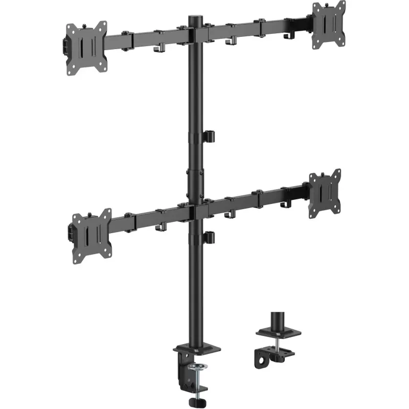 MOZOS MS04 Soporte de sobremesa VESA para 4 monitores de 17-32