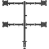MOZOS MS04 Soporte de sobremesa VESA para 4 monitores de 17-32