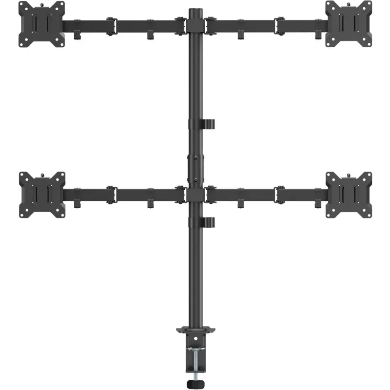 MOZOS MS04 Soporte de sobremesa VESA para 4 monitores de 17-32