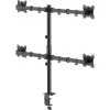 MOZOS MS04 Soporte de sobremesa VESA para 4 monitores de 17-32