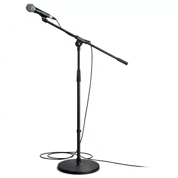 MOZOS SM810 Pie de micrófono de suelo para estudio con brazo articulado