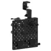 Huzaro Sync 3.0 Panel organizador de escritorio - Negro, 700x600 mm, fijación por pinza, con 2 bandejas, 5 ganchos, portabolígrafos