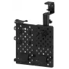 Huzaro Sync 3.0 Panel organizador de escritorio - Negro, 700x600 mm, fijación por pinza, con 2 bandejas, 5 ganchos, portabolígrafos