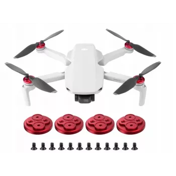 SUNNYLIFE 4x protección de motores para DJI Mavic Mini - Negro ABS, encaje a presión, antipolvo, antirrayaduras
