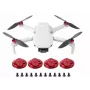 SUNNYLIFE 4x protección de motores para DJI Mavic Mini - Negro ABS, encaje a presión, antipolvo, antirrayaduras