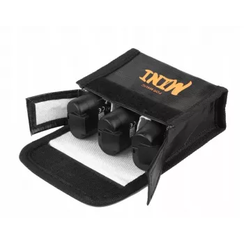 SUNNYLIFE Bolsa de seguridad ignífuga para batería de DJI Mavic Mini / Mini 2 / Mini SE - Capacidad para 3 baterías