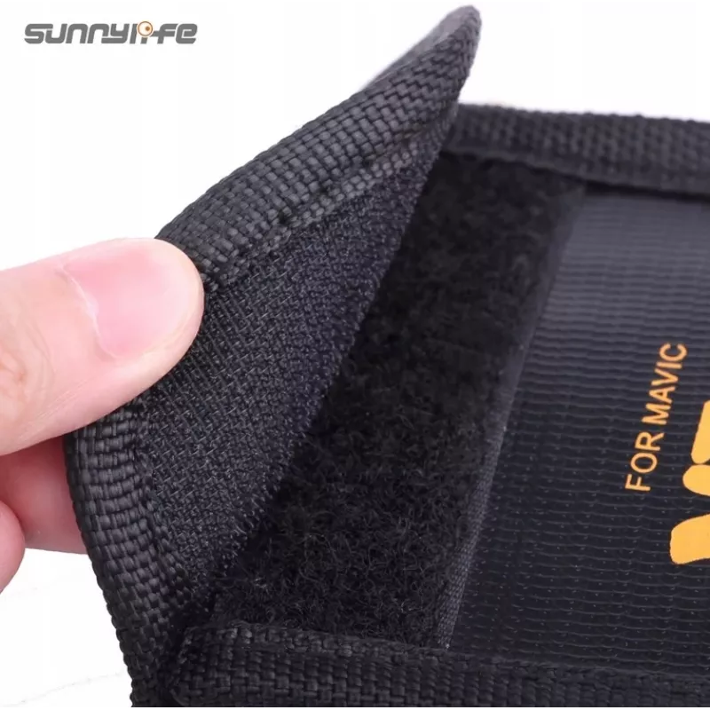 SUNNYLIFE Bolsa de seguridad ignífuga para batería de DJI Mavic Mini / Mini 2 / Mini SE - Capacidad para 3 baterías