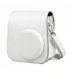 LOVEINSTANT Set 2 en 1: funda protectora y álbum de fotos para Fujifilm Instax Mini 11 - blanco