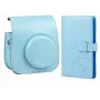 LOVEINSTANT Set 2 en 1 funda y álbum para Fuji Instax Mini 11 azul
