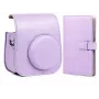 LOVEINSTANT Set 2 en 1 funda para Fuji Instax Mini 11 + álbum lila