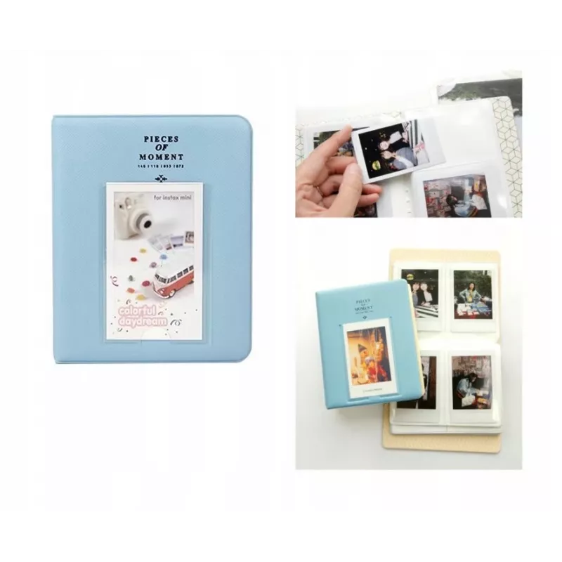 LOVEINSTANT Set de accesorios de cámara 8 en 1 para Fujifilm Instax Mini 11 - azul