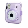 LOVEINSTANT Funda protectora para Fujifilm Instax Mini 11 - lila transparente con purpurina