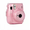 LOVEINSTANT Funda protectora para Fujifilm Instax Mini 11 - rosa transparente con purpurina