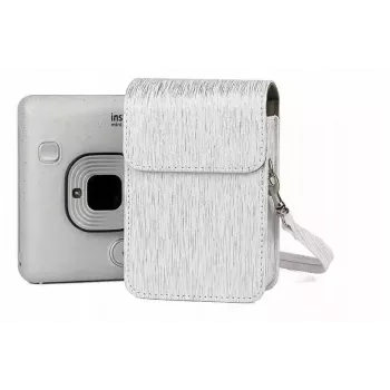 LOVEINSTANT Funda protectora para Fujifilm Instax Mini LiPlay - plateado